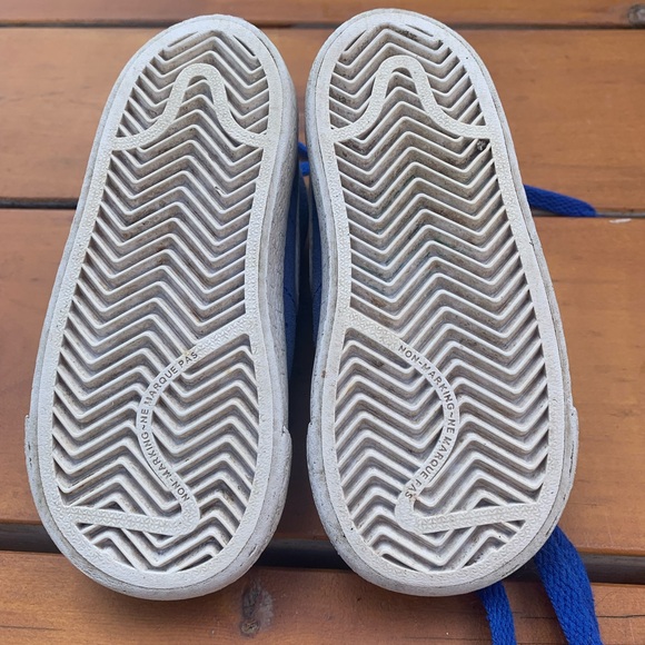 Toddler Blue Suede Nike Mid Blazer 77 Sz 8 - Picture 5 of 6